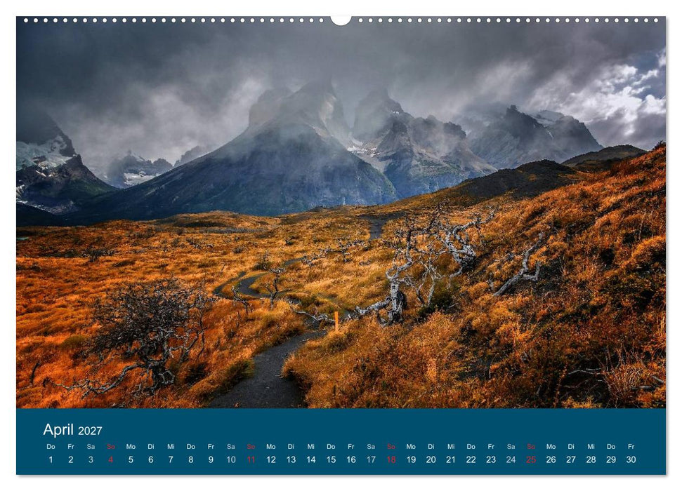Farbenfrohes Patagonien (CALVENDO Premium Wandkalender 2027)