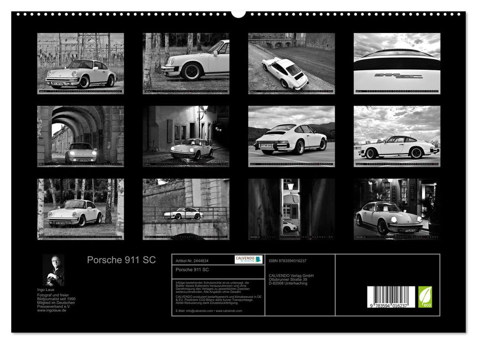 Porsche 911 SC (CALVENDO Premium Wandkalender 2027)