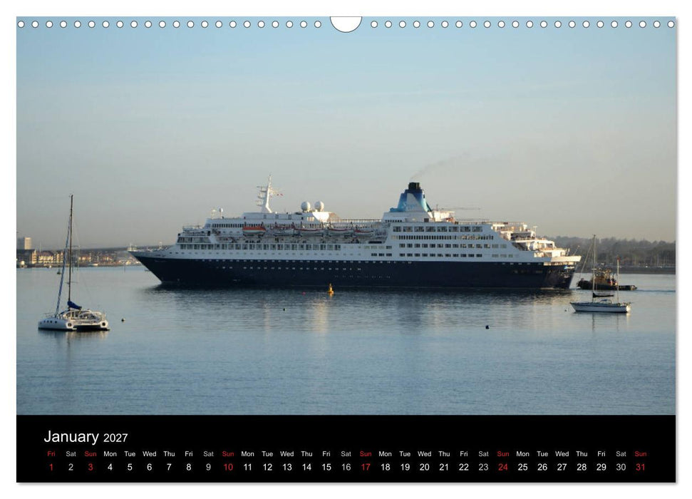 Cruise Southampton (CALVENDO Monthly Calendar 2027)
