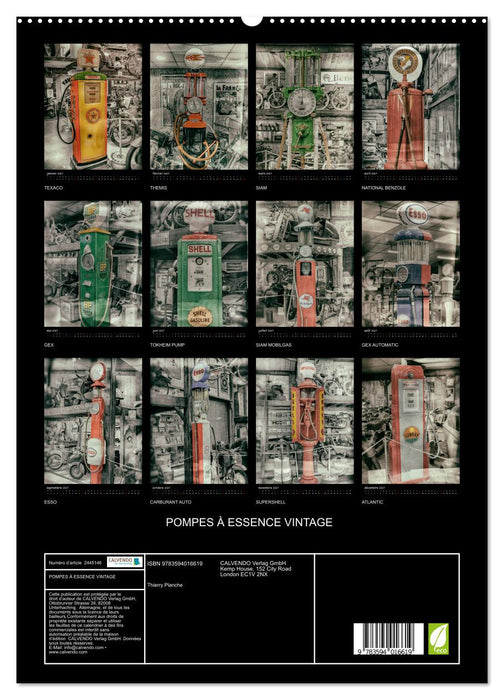 POMPES À ESSENCE VINTAGE (CALVENDO Calendrier supérieur 2027)