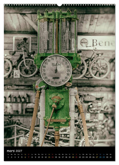 POMPES À ESSENCE VINTAGE (CALVENDO Calendrier supérieur 2027)