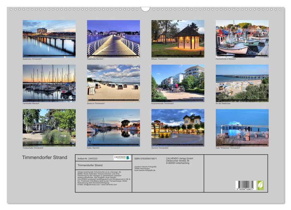Timmendorfer Strand (CALVENDO Wandkalender 2027)