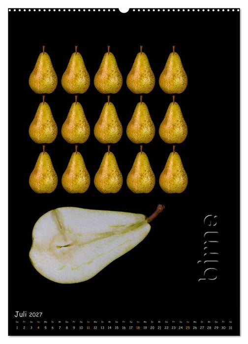 foodART - Früchte und Gemüse (CALVENDO Premium Wandkalender 2027)