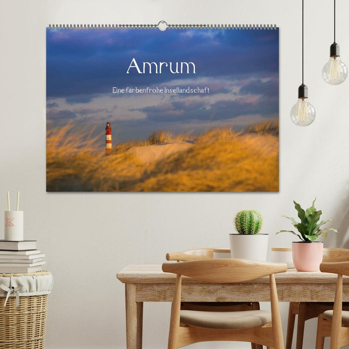 Amrum - Eine farbenfrohe Insellandschaft (CALVENDO Wandkalender 2027)
