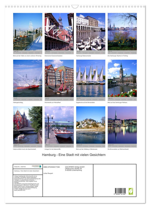 Hamburg - Eine Stadt mit vielen Gesichtern (CALVENDO Wandkalender 2027)