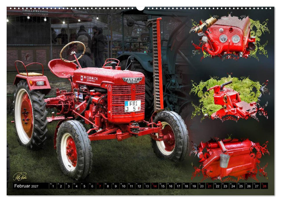 Oldtimer - Traktoren (CALVENDO Wandkalender 2027)