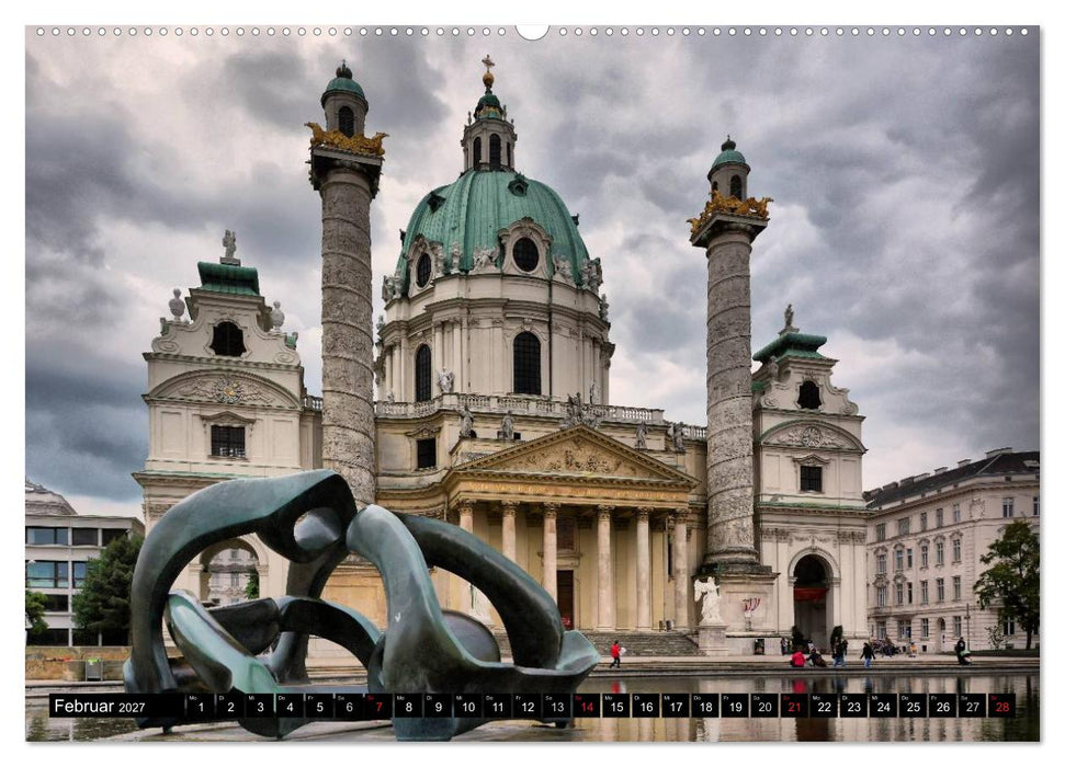 Wien - Österreichs charmante Hauptstadt (CALVENDO Wandkalender 2027)