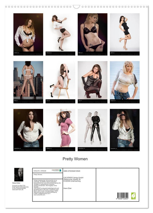 Pretty Women (CALVENDO Wandkalender 2027)
