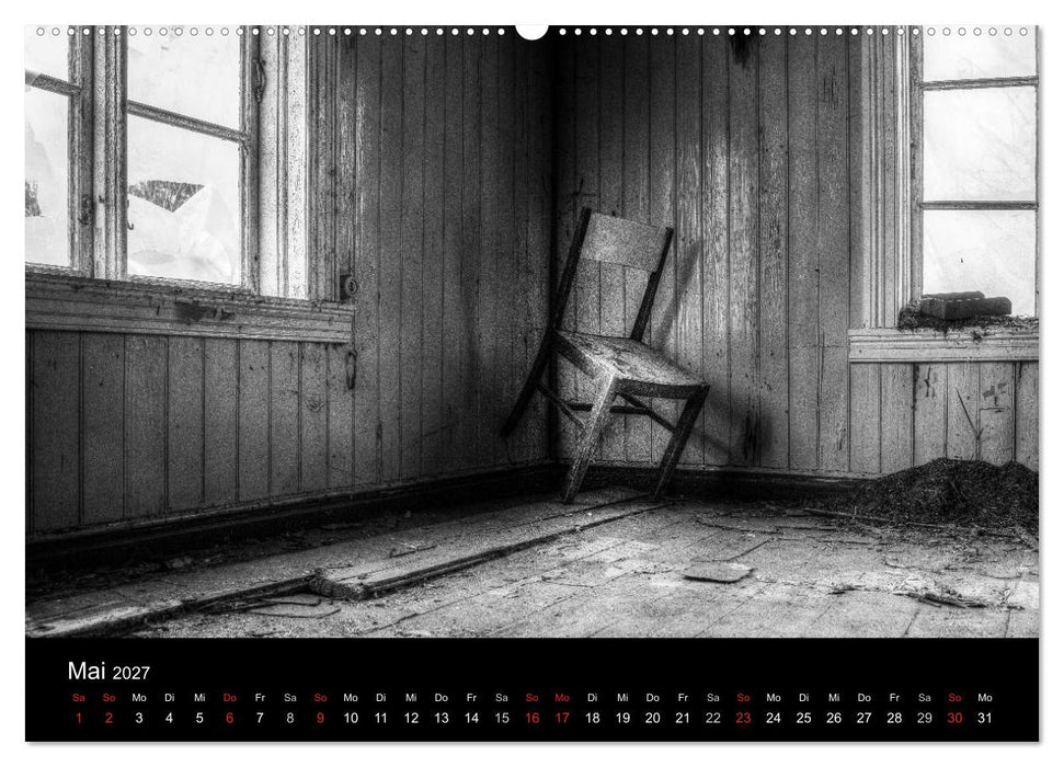 Objekte in schwarz weiss (CALVENDO Wandkalender 2027)