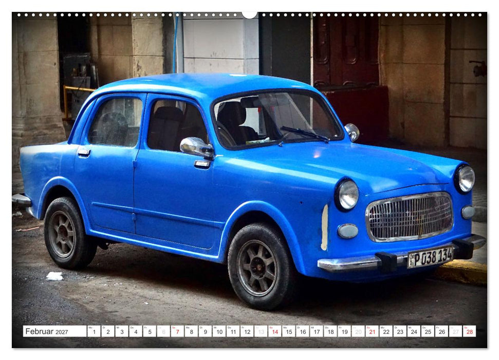 FIAT - Italienische Oldtimer in Kuba (CALVENDO Wandkalender 2027)