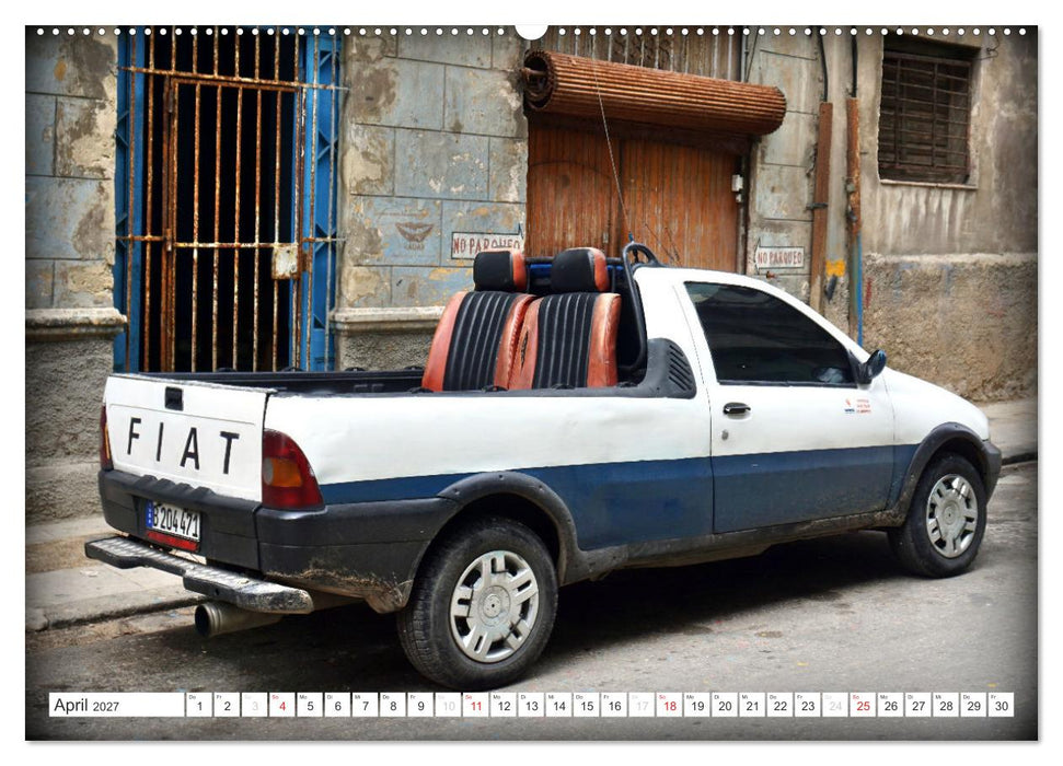 FIAT - Italienische Oldtimer in Kuba (CALVENDO Wandkalender 2027)