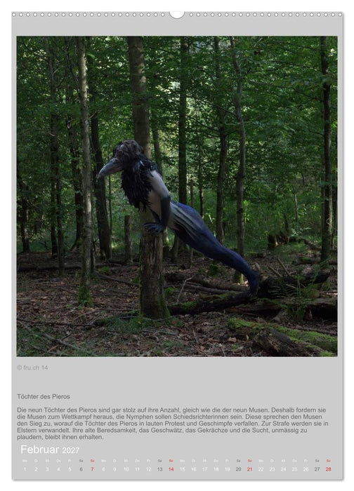 Verwandelte Frauen - Bodypainting-Metamorphosen nach Ovid (CALVENDO Wandkalender 2027)