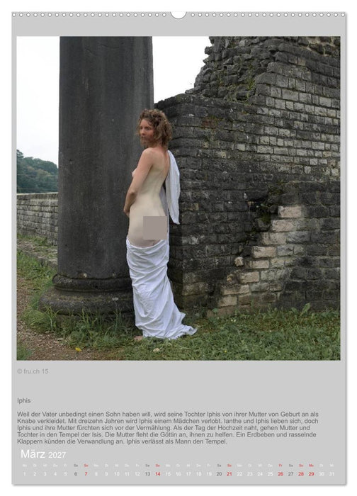 Verwandelte Frauen - Bodypainting-Metamorphosen nach Ovid (CALVENDO Wandkalender 2027)
