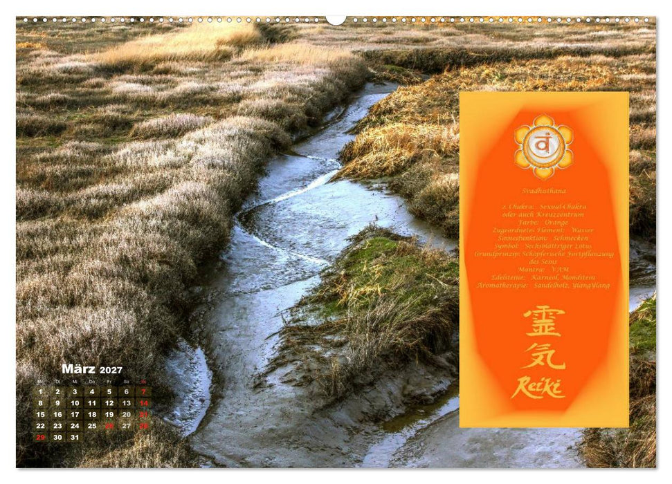 REIKI - Chakrameditation (CALVENDO Wandkalender 2027)