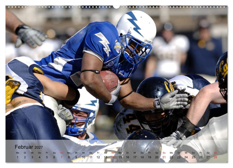 Sport. American Football (CALVENDO Premium Wandkalender 2027)