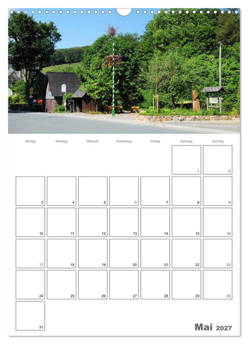 Das Siegerland (CALVENDO Wandkalender 2027)