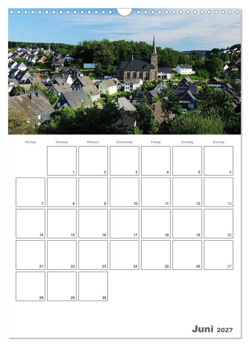 Das Siegerland (CALVENDO Wandkalender 2027)