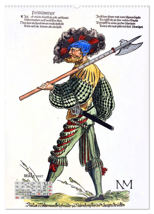 Landsknechte und Soldaten: Historische Uniformen (CALVENDO Wandkalender 2027)