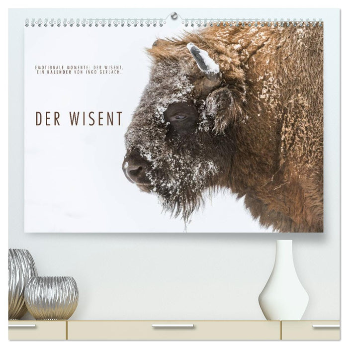 Emotionale Momente: Der Wisent. (CALVENDO Premium Wandkalender 2027)