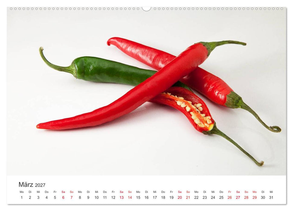 Kulinarische Kompositionen (CALVENDO Premium Wandkalender 2027)