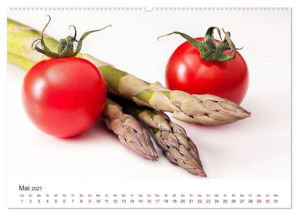 Kulinarische Kompositionen (CALVENDO Premium Wandkalender 2027)