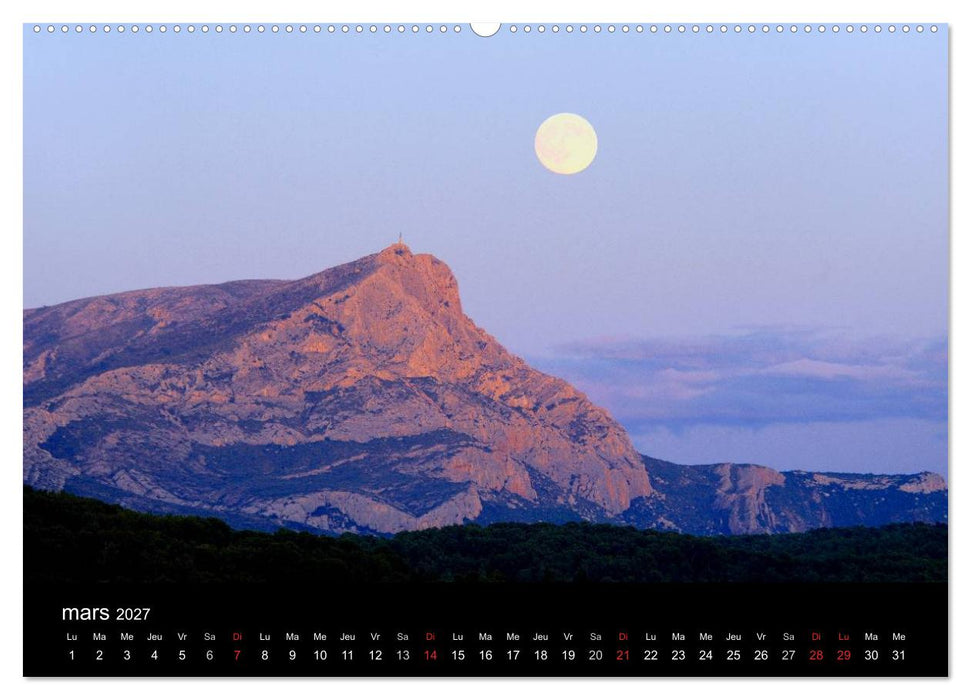 Paysages de Provence (CALVENDO Calendrier supérieur 2027)
