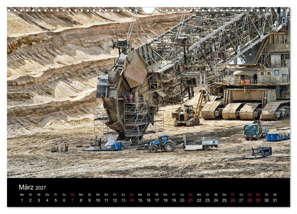 Der Tagebau (CALVENDO Wandkalender 2027)