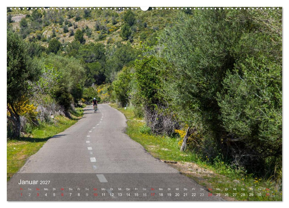 Mit dem Rennrad auf Mallorca (CALVENDO Wandkalender 2027)