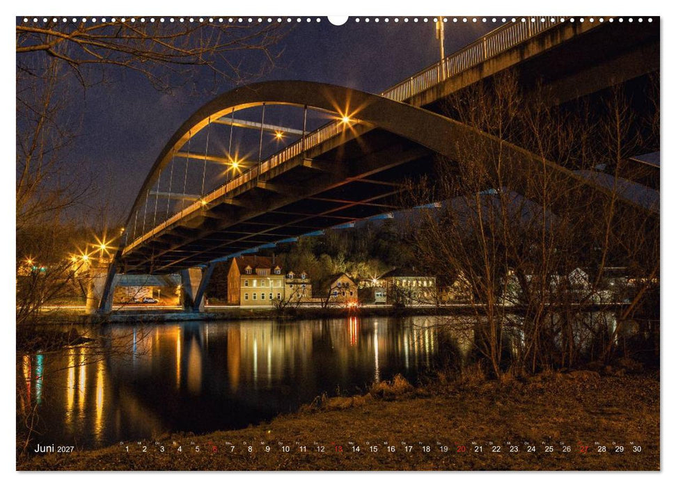 Unterfranken bei Nacht (CALVENDO Wandkalender 2027)