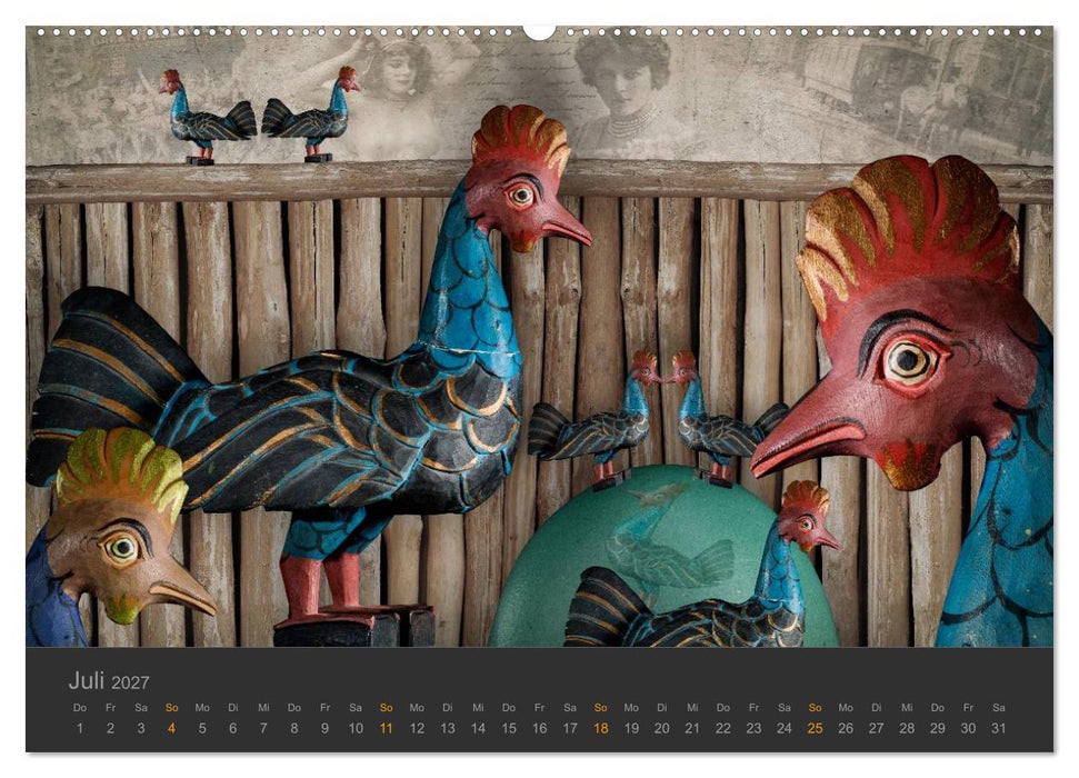 Patchwork - Vintage Impressionen (CALVENDO Premium Wandkalender 2027)