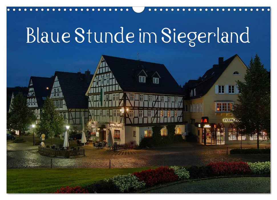 Blaue Stunde im Siegerland (CALVENDO Wandkalender 2027)