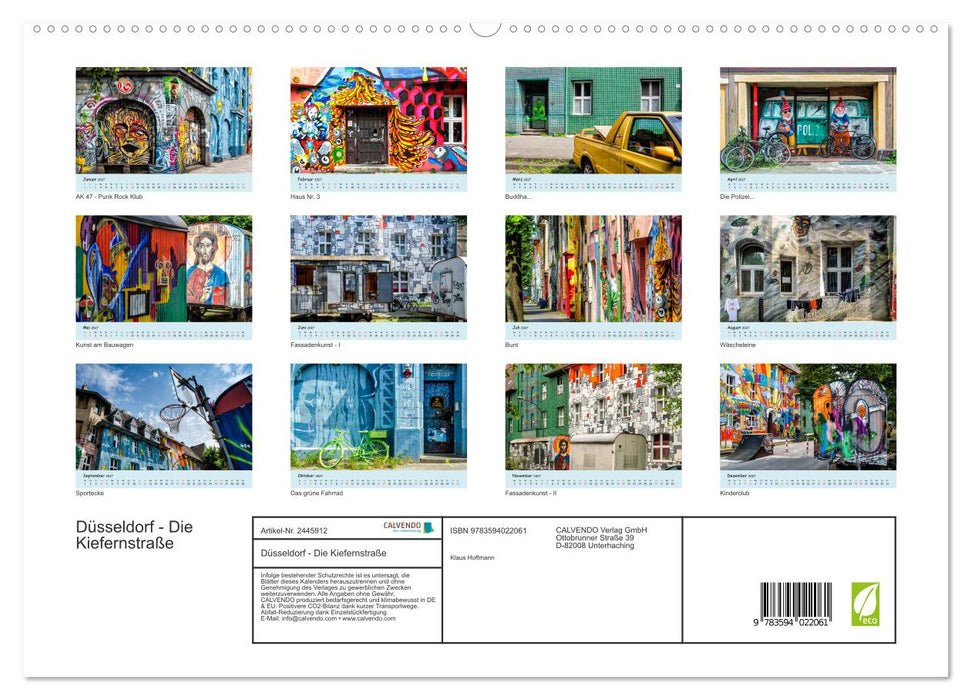 Düsseldorf - Die Kiefernstraße (CALVENDO Premium Wandkalender 2027)