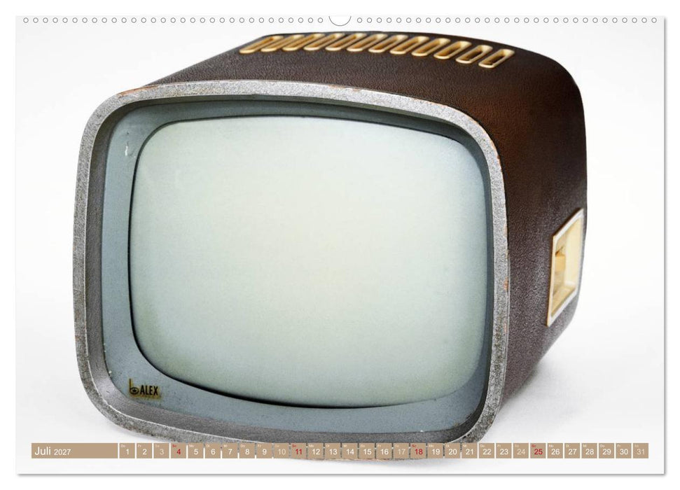 Fernseher der 1950er bis 70er Jahre: In die Röhre geguckt (CALVENDO Premium Wandkalender 2027)