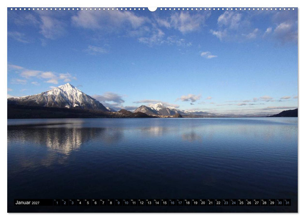 Rund um den Thunersee (CALVENDO Premium Wandkalender 2027)