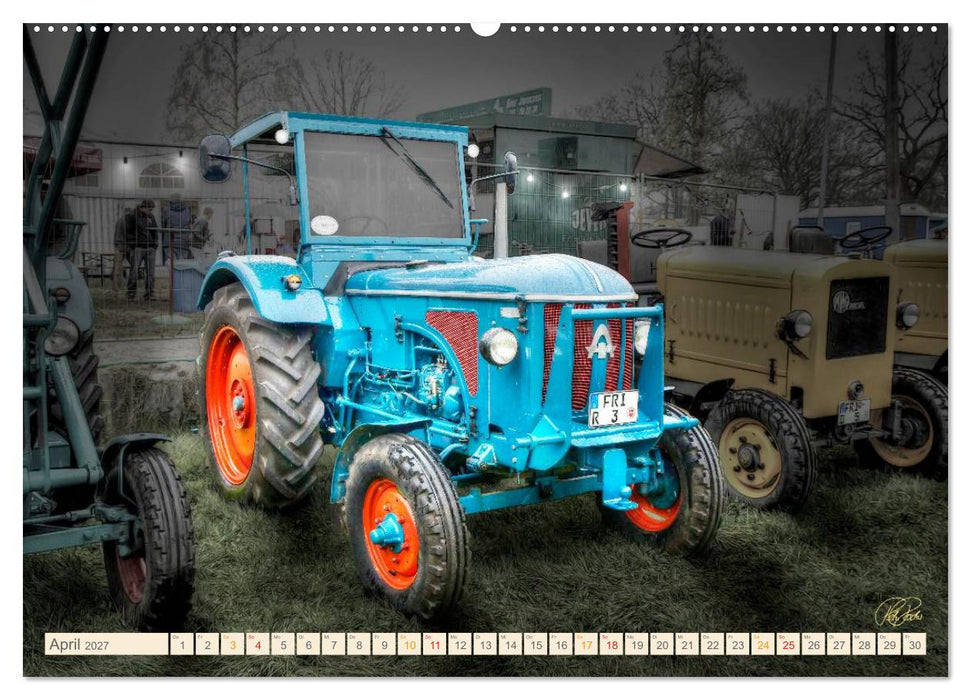 Oldtimer - Traktoren für Liebhaber (CALVENDO Wandkalender 2027)