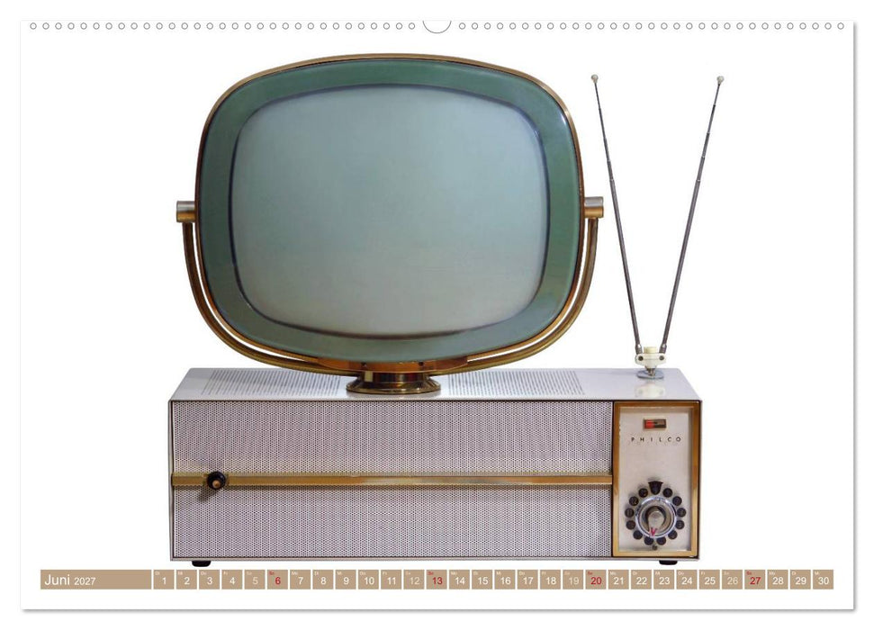 Fernseher der 1950er bis 70er Jahre: In die Röhre geguckt (CALVENDO Wandkalender 2027)
