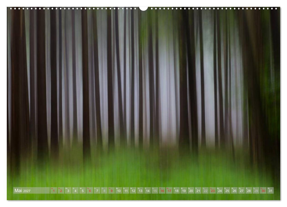 Atelier Wald - gemalt mit Licht (CALVENDO Wandkalender 2027)