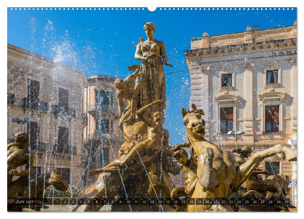 Sizilien – Landschaft und Architektur (CALVENDO Premium Wandkalender 2027)