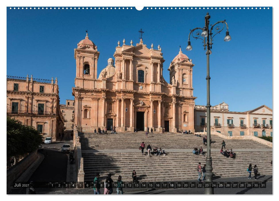 Sizilien – Landschaft und Architektur (CALVENDO Premium Wandkalender 2027)
