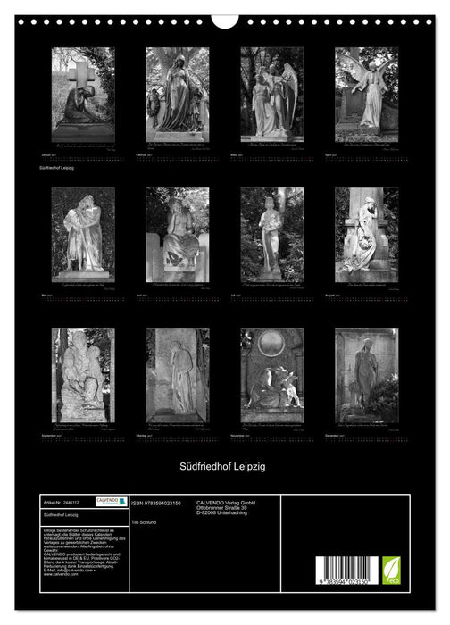 Südfriedhof Leipzig (CALVENDO Wandkalender 2027)