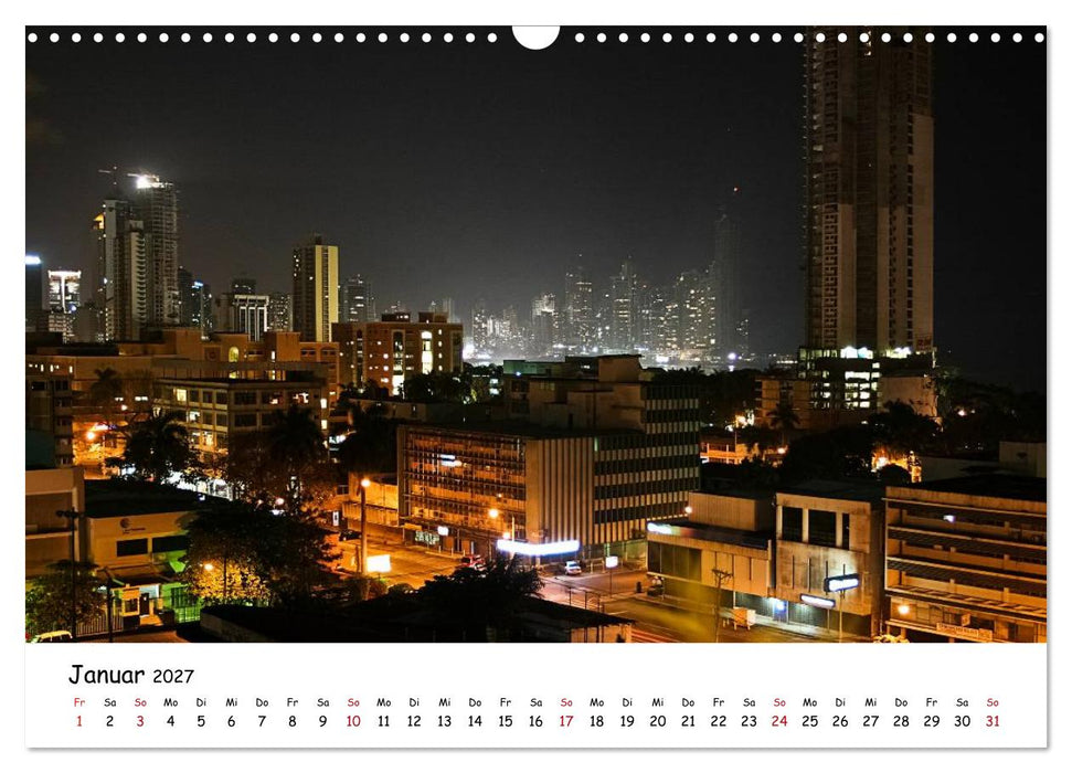 Panama - Finanzwelt und Naturparadies (CALVENDO Wandkalender 2027)