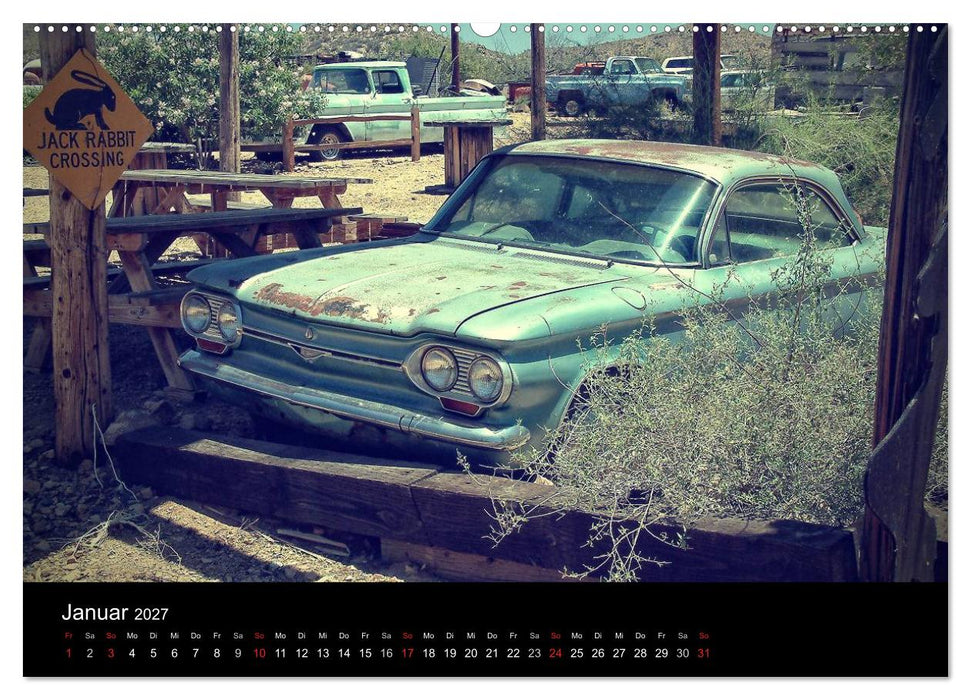 Roadside USA - Die guten Jahre sind vorbei (CALVENDO Premium Wandkalender 2027)