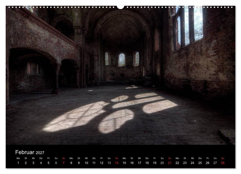 Verlassene Ort - Kirchen (CALVENDO Premium Wandkalender 2027)