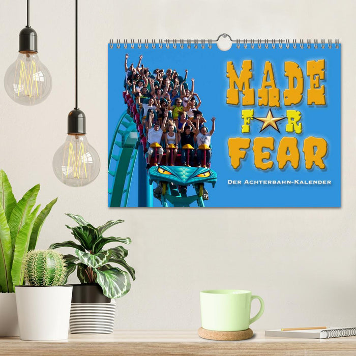 Made for Fear - Der Achterbahnkalender (CALVENDO Wandkalender 2027)