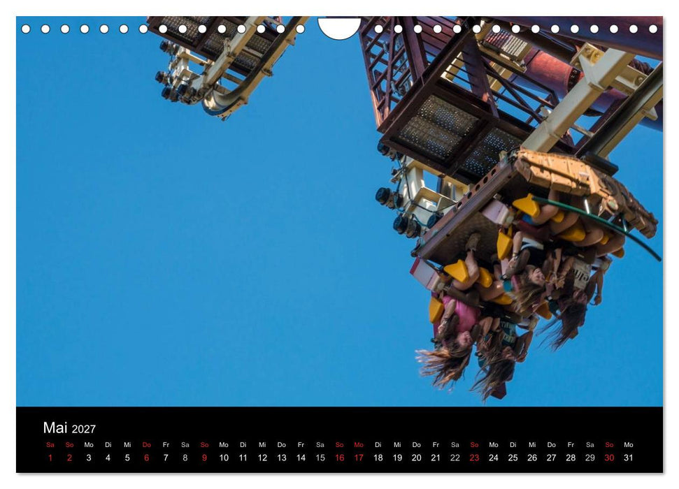 Made for Fear - Der Achterbahnkalender (CALVENDO Wandkalender 2027)