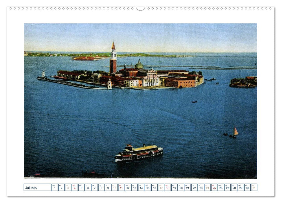 Erinnerungen an das alte Venedig: Historische Stiche von der Lagunenstadt (CALVENDO Premium Wandkalender 2027)