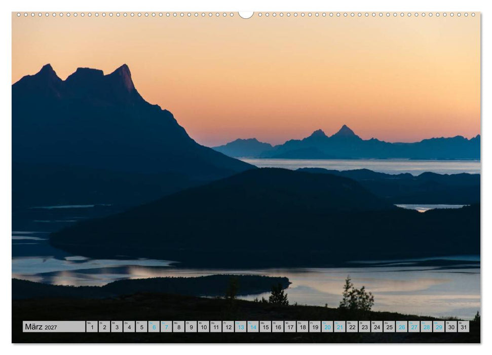 Sommer in Norwegen (CALVENDO Premium Wandkalender 2027)