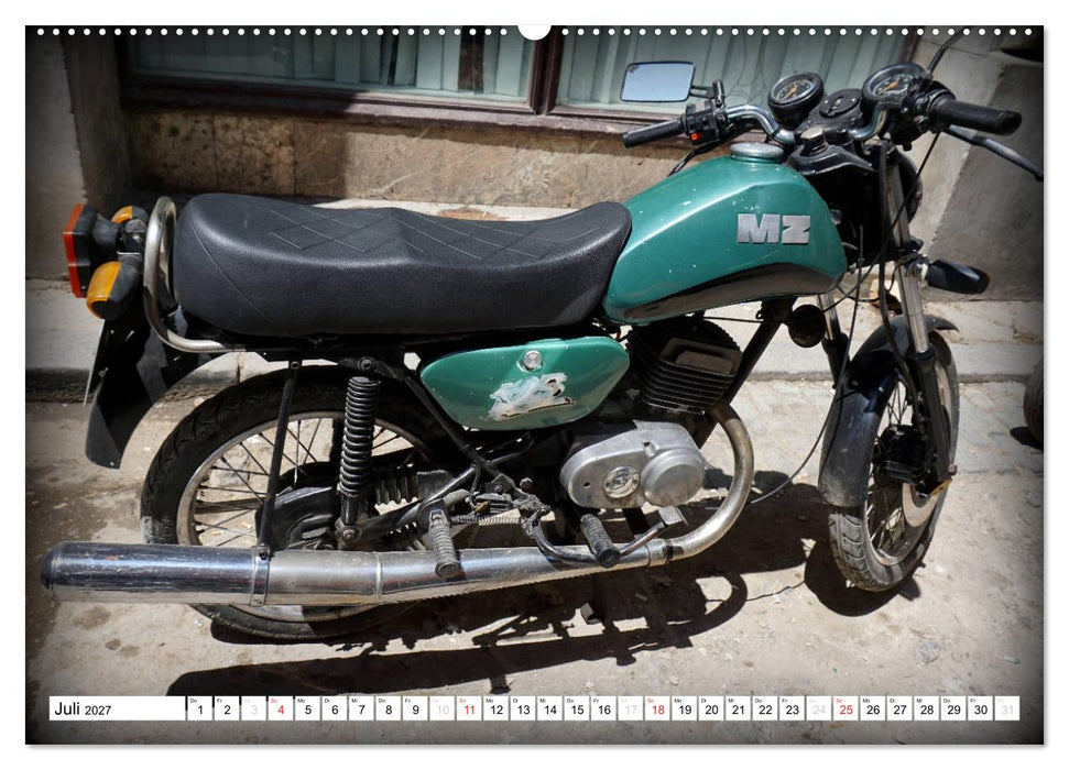 Mythos MZ - Ein DDR-Motorrad auf Kuba (CALVENDO Premium Wandkalender 2027)
