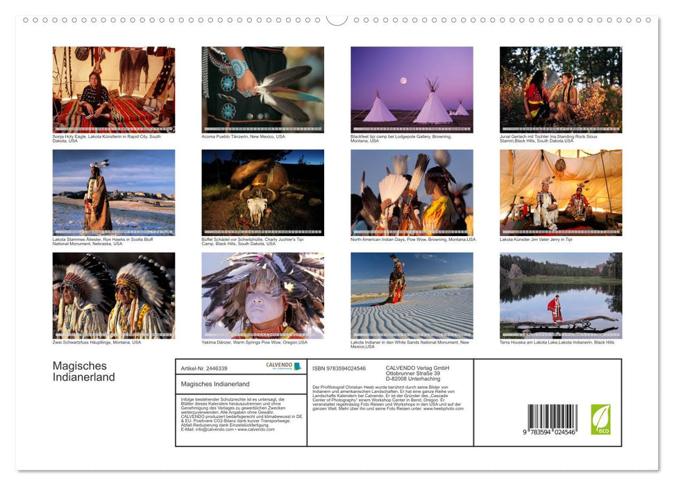 Magisches Indianerland (CALVENDO Premium Wandkalender 2027)