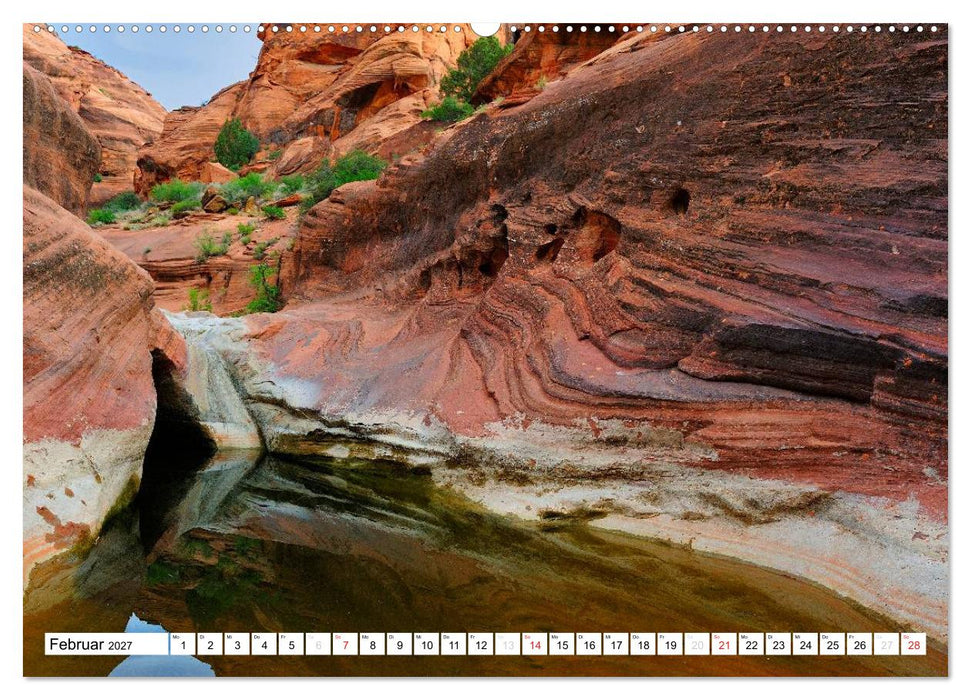 Naturwunder aus Stein im Westen der USA (CALVENDO Wandkalender 2027)